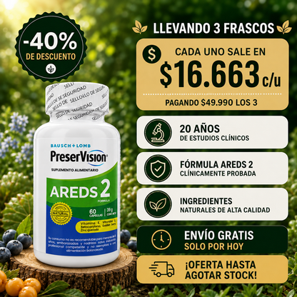 PreserVision AREDS 2® | Nutrición Avanzada para el Cuidado Visual