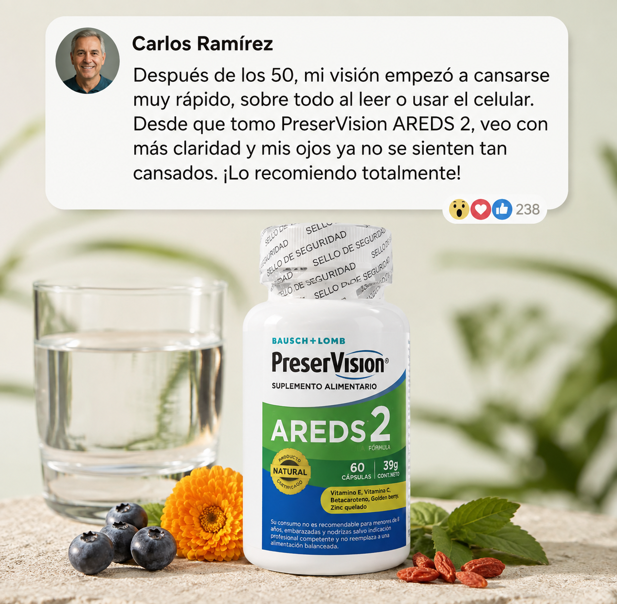 PreserVision AREDS 2® | Nutrición Avanzada para el Cuidado Visual