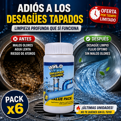 Destapa Cañerías 6x1 (Original)+ Envío Gratis✅