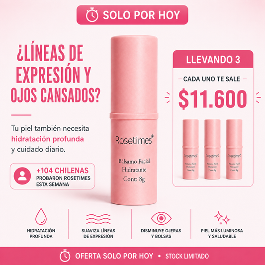 Bálsamo Facial Hidratante Antiarrugas