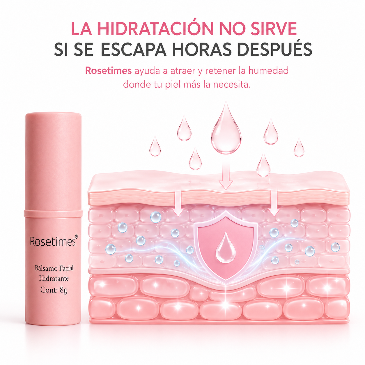 Bálsamo Facial Hidratante Antiarrugas