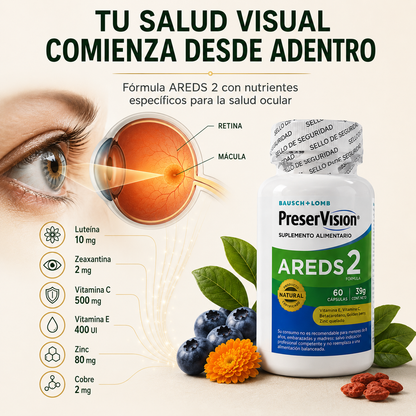 PreserVision AREDS 2® | Nutrición Avanzada para el Cuidado Visual