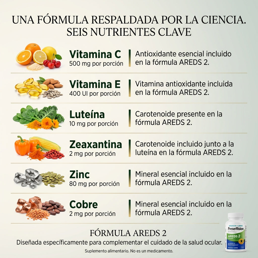 PreserVision AREDS 2® | Nutrición Avanzada para el Cuidado Visual