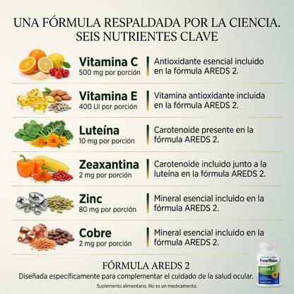 PreserVision AREDS 2® | Nutrición Avanzada para el Cuidado Visual